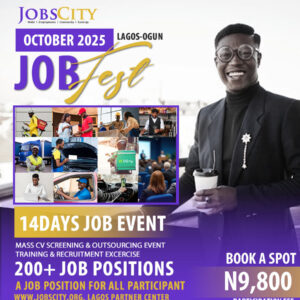 JobFest Lagos-Ogun: N100,000-N1m Monthly, Mass Job Recruitment Event